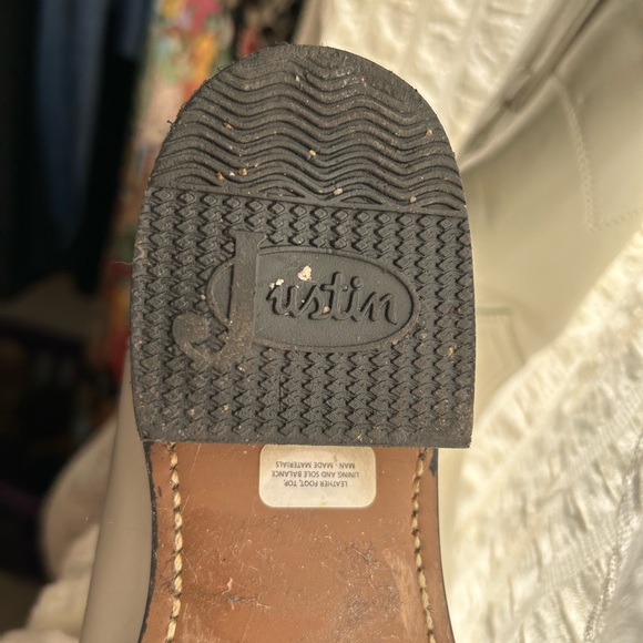 Vintage Justin Cowboy Boot 8-8.5 - Picture 4 of 5